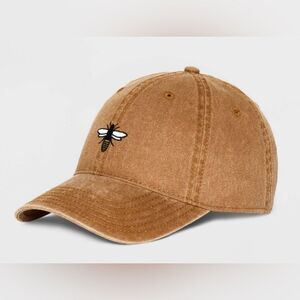 MIGHTY FINE OS Men’s Brown Solo Honey Bee Embroidered Baseball Cap Dad Hat